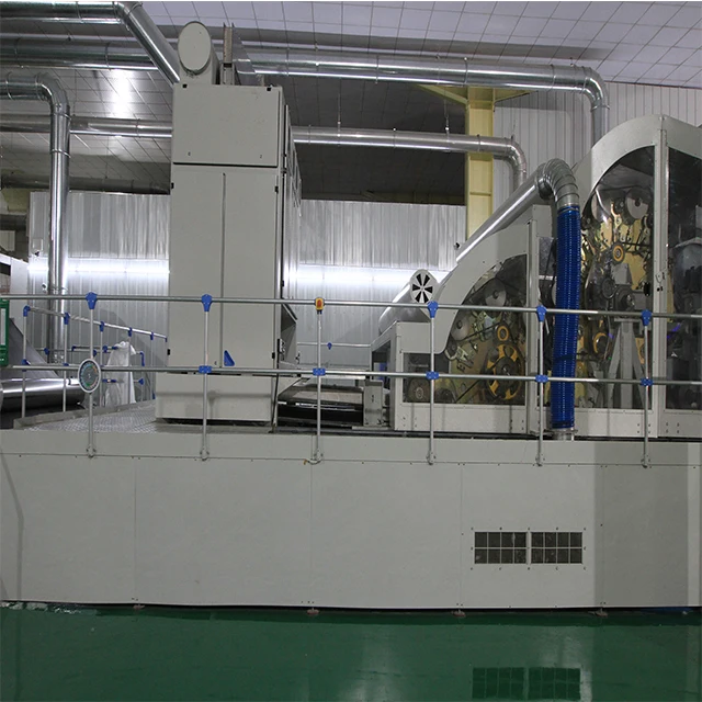 High Speed  Carding Machine for Cotton  Polyester and Viscose  Fiber in Spunlace Production Line