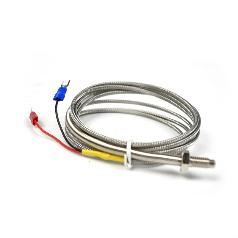Slight heat High Temperature Stainless Steel Probe K Type Thermowell Thermocouple Temperature Sensor
