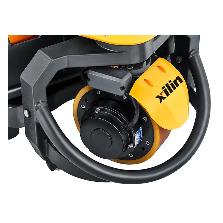 Xilin 1500kg Self-Propelled Lithium Powered Full Electric Pallet Jack Truck With Plug-in Battery