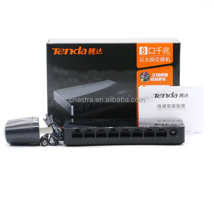  Hot Selling 8-Port Tenda SG108 Mini Full Gigabit Desktop Network Cable Ethernet