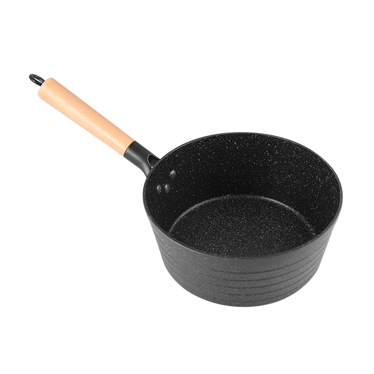 
hot sell Kitchenware small Marble Coating non stick aluminium pan without oil 