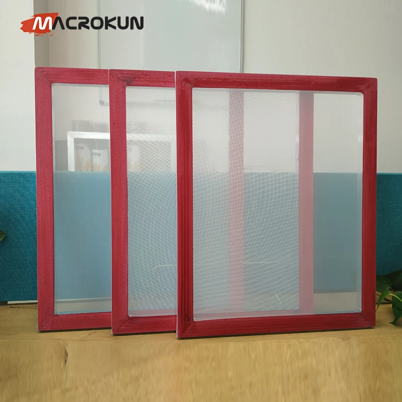 Aluminum Silk Screen Frame With Mesh for Screen Printer Screen Printing Machine