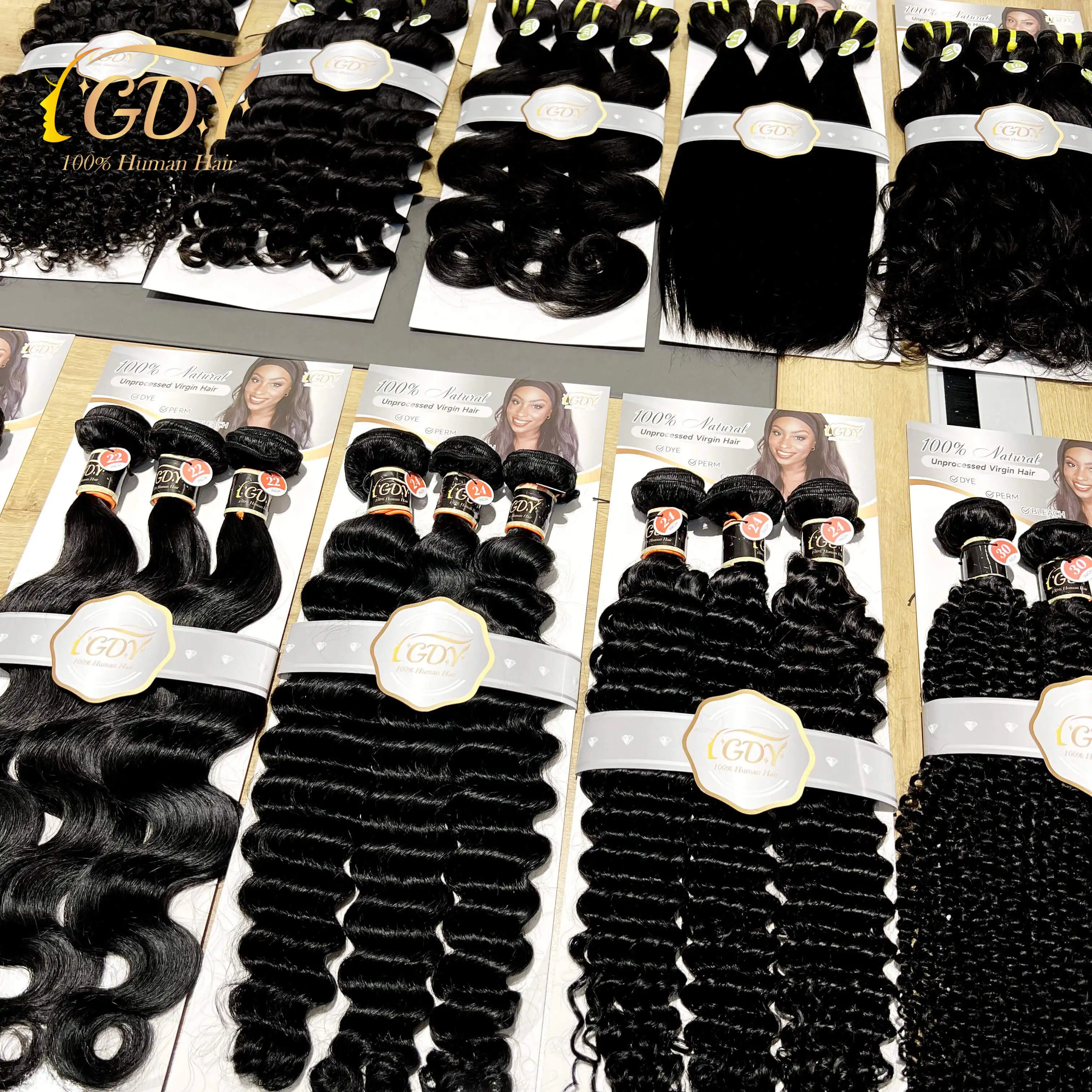 GDYhair Discount Set Deals Cheap Factory Wholesale Price 3 piece Set Straight Body wave Human Hair Bundles Set