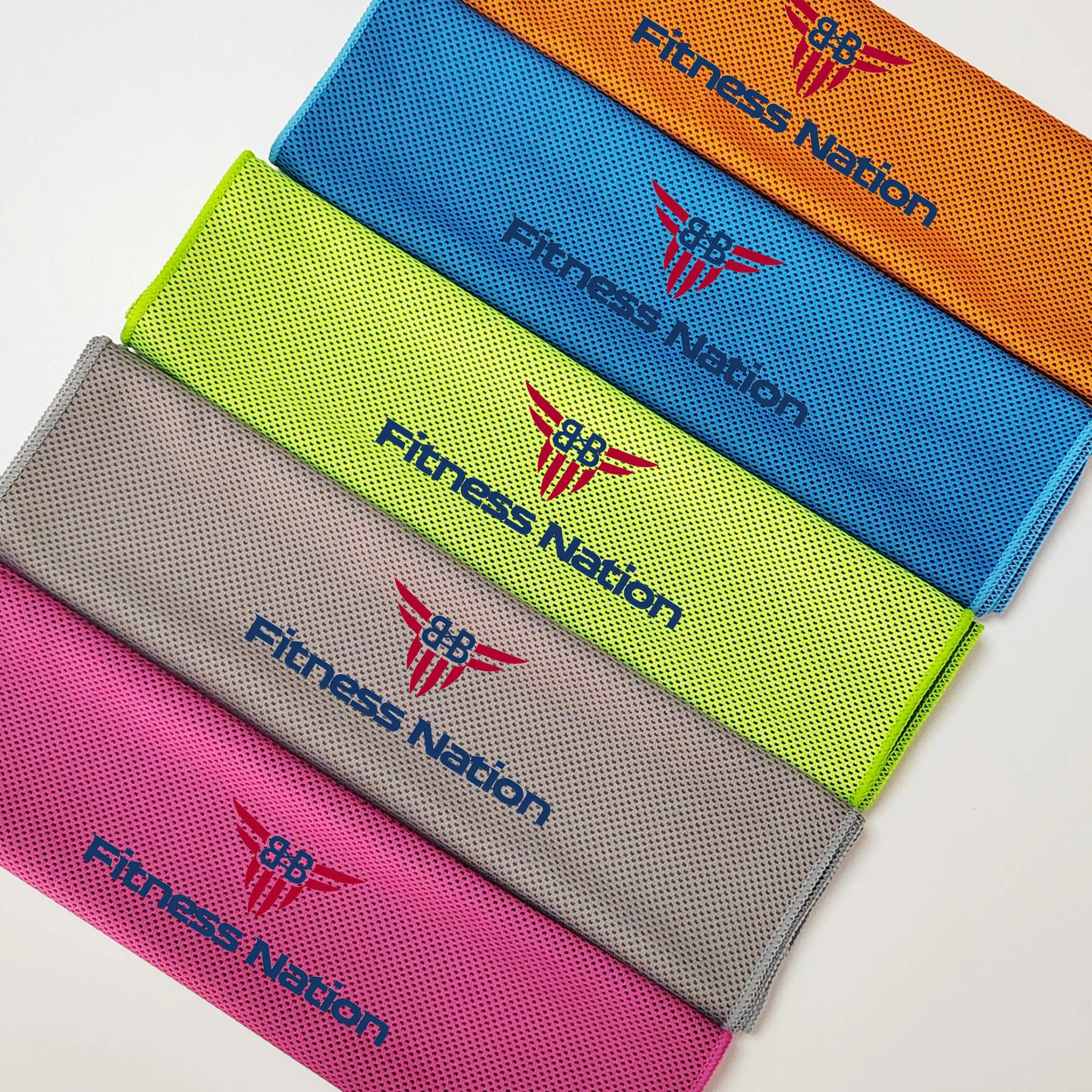 Customized logo print super dry sport ice cooling microfiber towel arctic cool towel with bottle