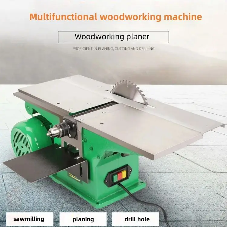 Woodworking Electric Thickness Planersquare Hole Table Sawmultifunctional Combined Woodworking Machine Tools