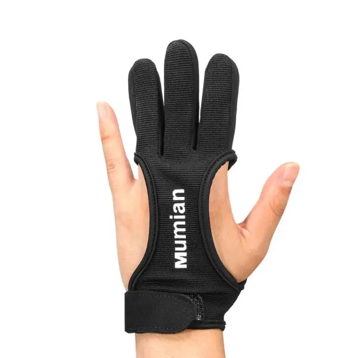 Wholesale non-slip breathable three-finger shooting gloves