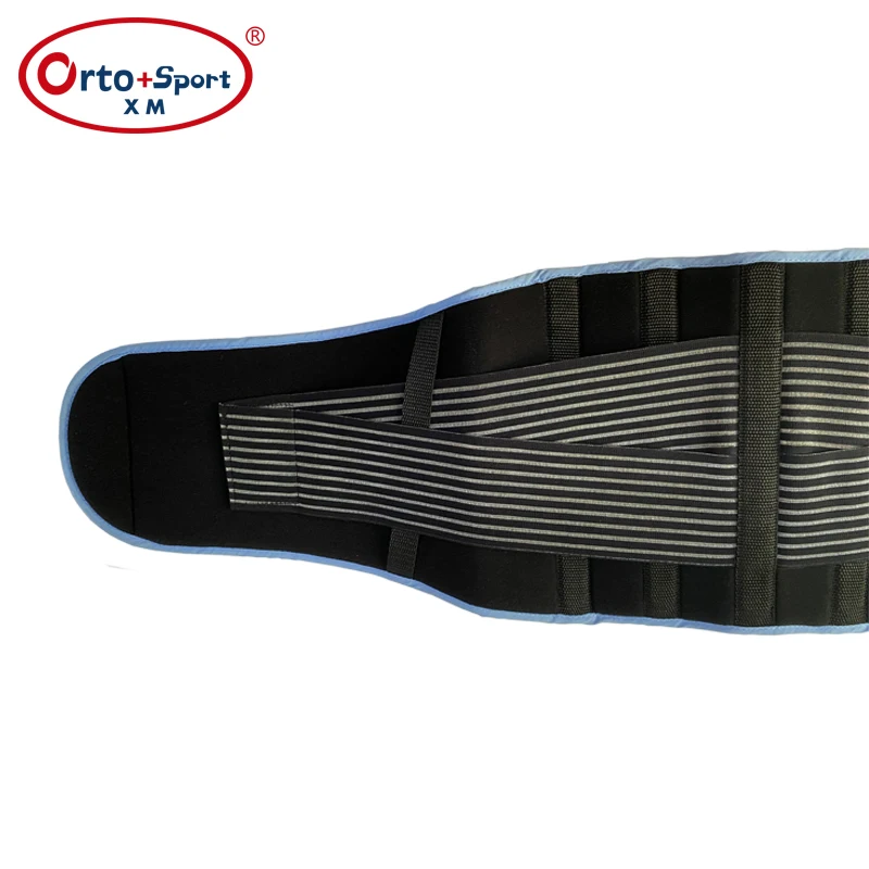 Elastic Breathable Lumbar Support with Stays Adjustable Lower Back Brace for Pain Relief