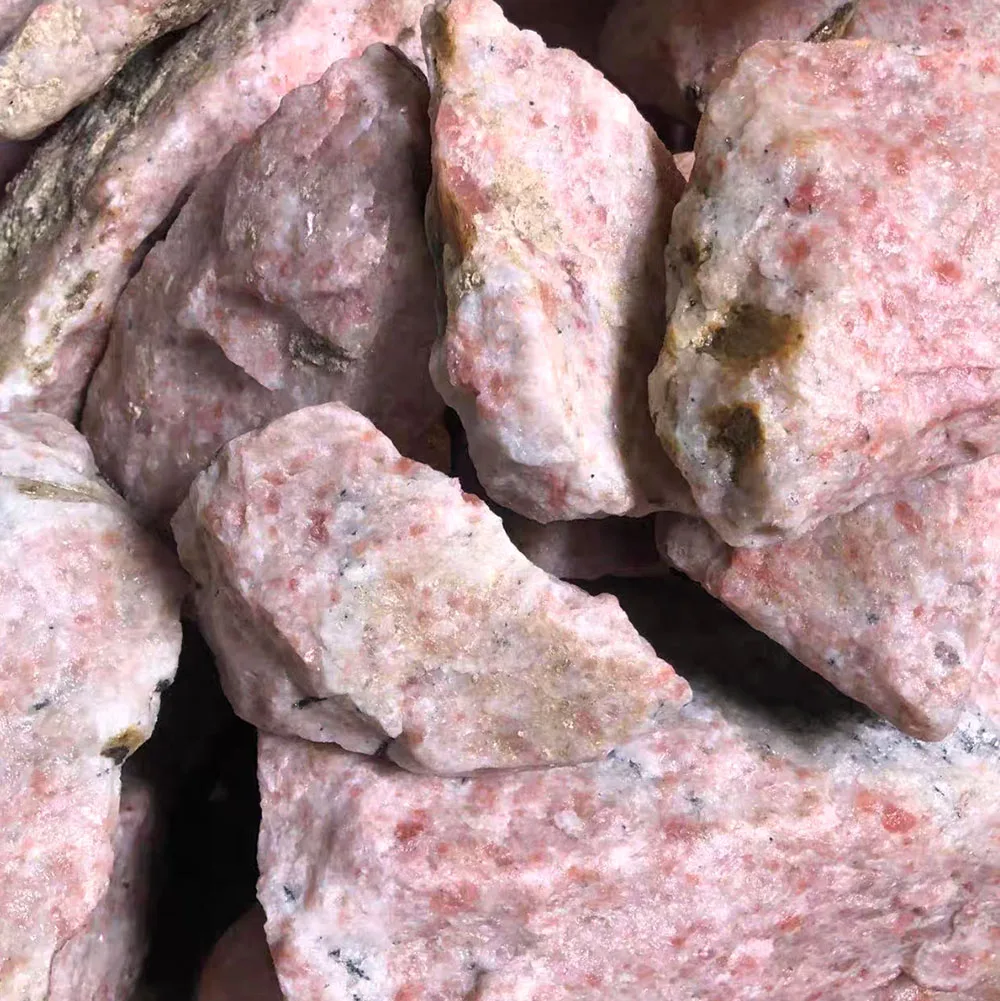 Natural African sunstone raw gem wholesale high quality crystal rough sunstone for processing