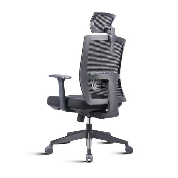 
2020 Height Adjustable Nylon swivel Base Mesh Back Ergonomic executive staff Office Chair 
