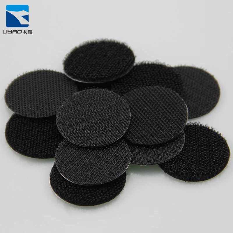 Custom Round Adhesive Velcroes Dots  Innovative Storage Solution for Secure Attachments  Hook and Loop Fasteners