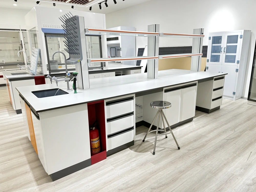 Laboratory Medical Chemical Table Wall Bench/Dental Lab Furniture School Table Bench