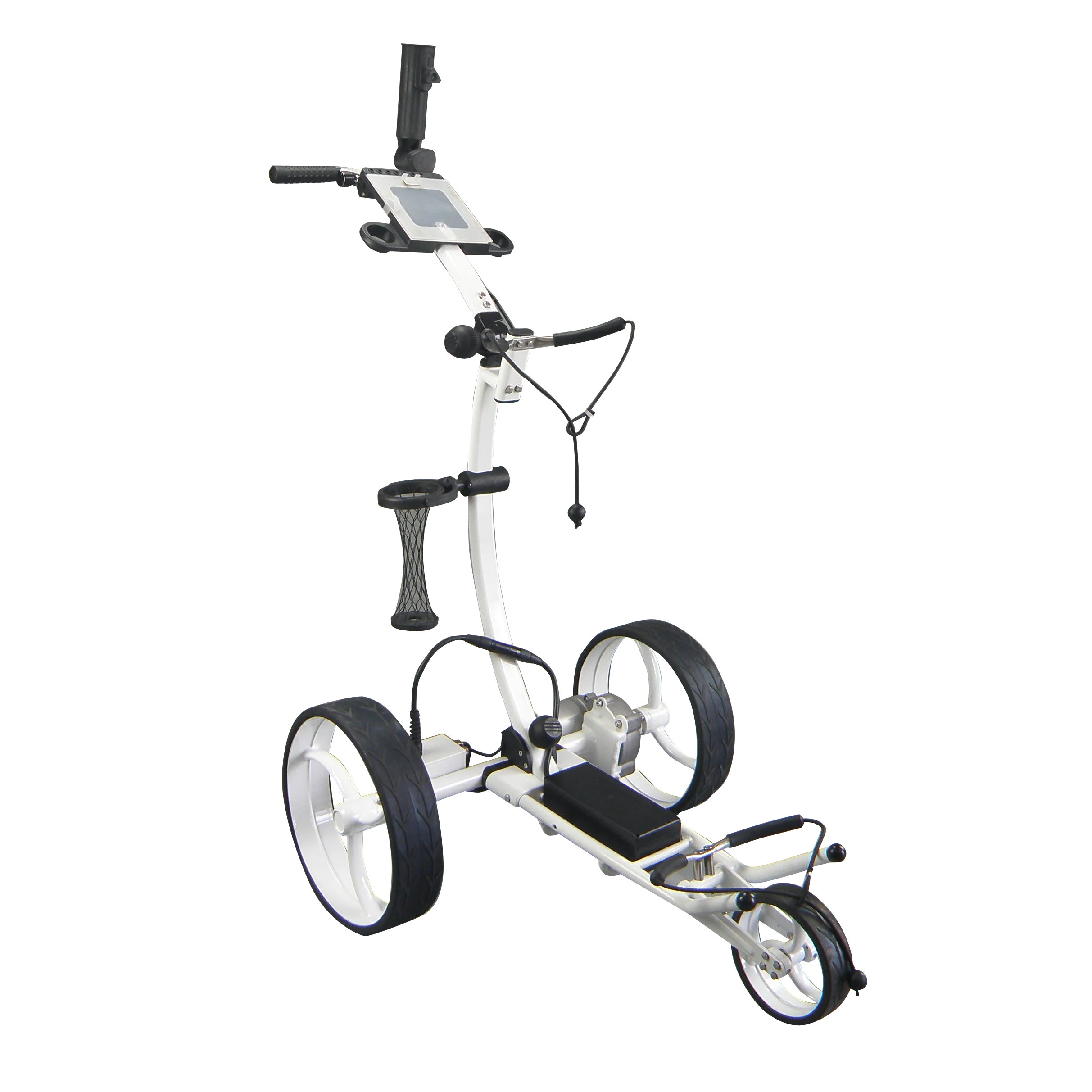 Innovative and compact electric golf trolley (Smart-E)