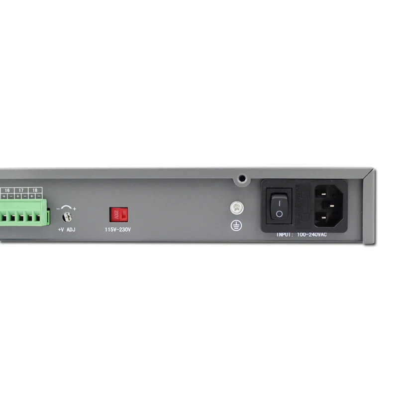 Золотой поставщик блок питания для IP-камеры видеонаблюдения 12 В 20 А с 18 портами металлический