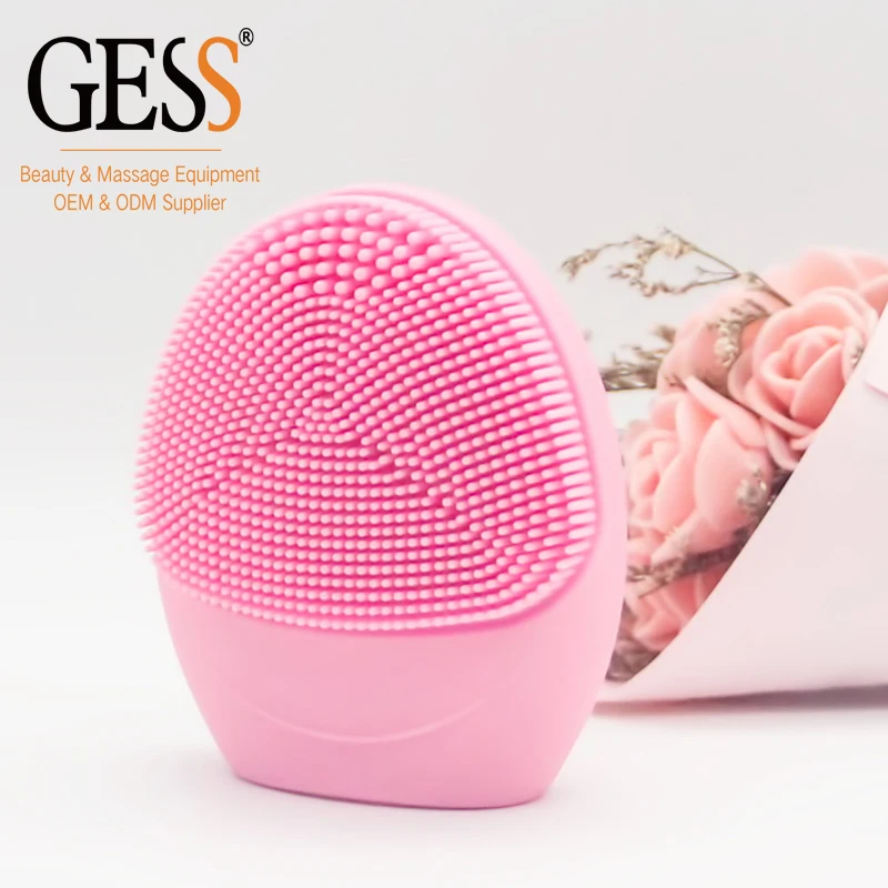  GESSW039 Latest Design Silicone Facial Cleansing Brush Makeup Set