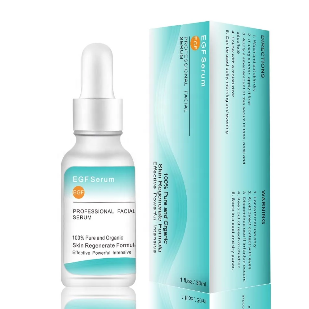EGF Serum Anti Aging Peptide Repair Serum Collagen Reduce Fine Line Surgery Scars Facial Epidermal Growth Factor Serum