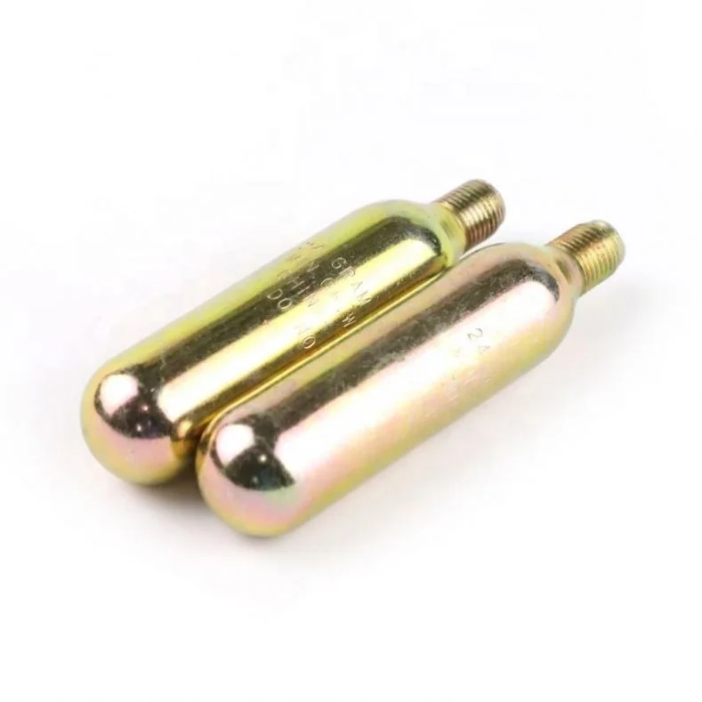 Strict inspected 30Cc/24G 1/2-20UNF Threaded CO2 Gas Cylinder With Customization For Lifesaving/Life Jacket/Life Vest