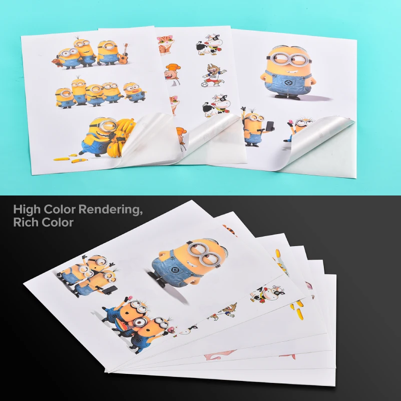 50% OFF Best Sale Vinyl Sticker Paper Matte 210X297mm A4 Size Vinyl Sticker Paper Inkjet