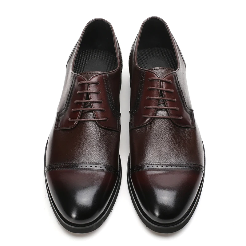 Wholesale men formal dress shoes genuine leather for men