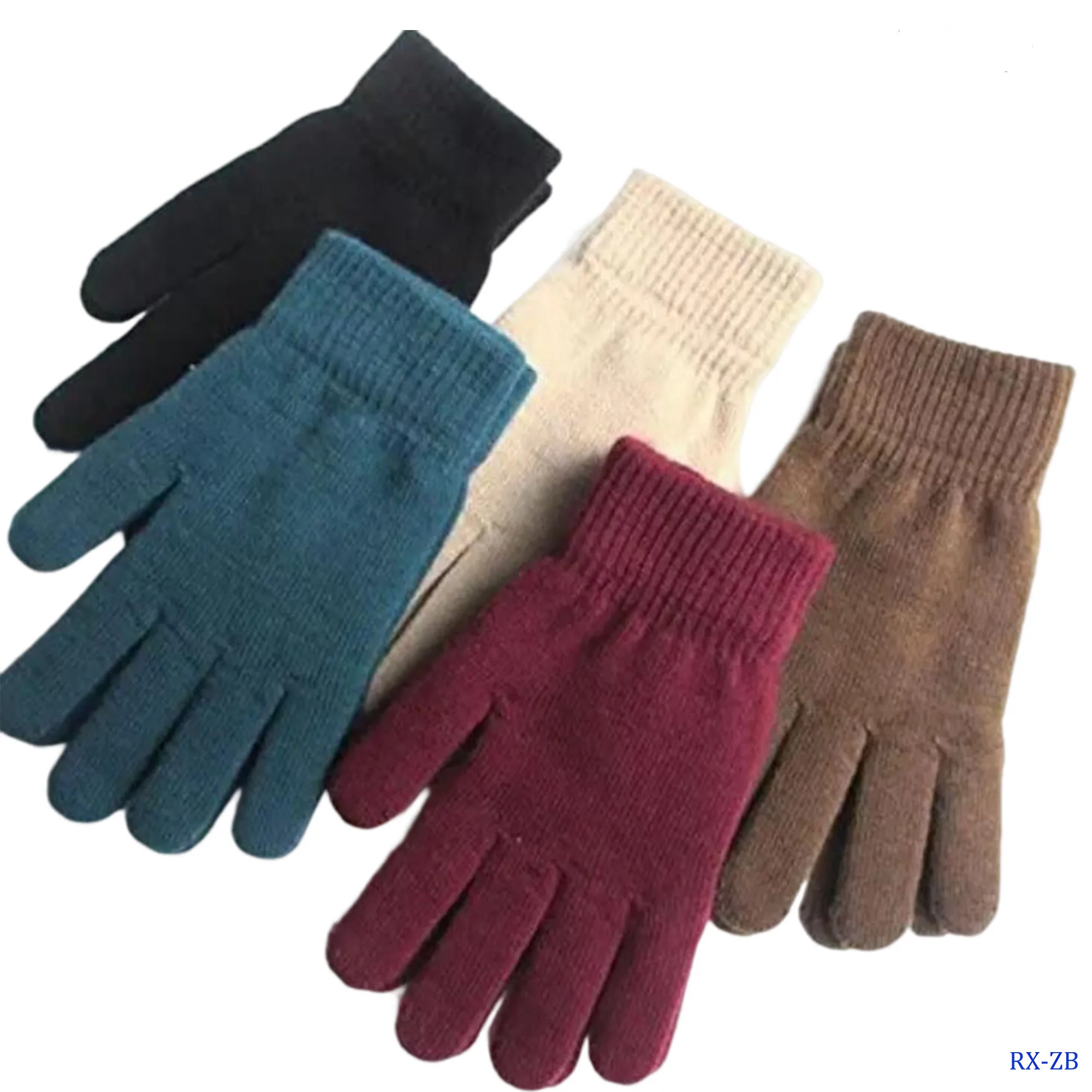 Hot Sale Football Team Fan Polar Fleece Inside Knitting Glove Scarf Winter Hat Beanie Set