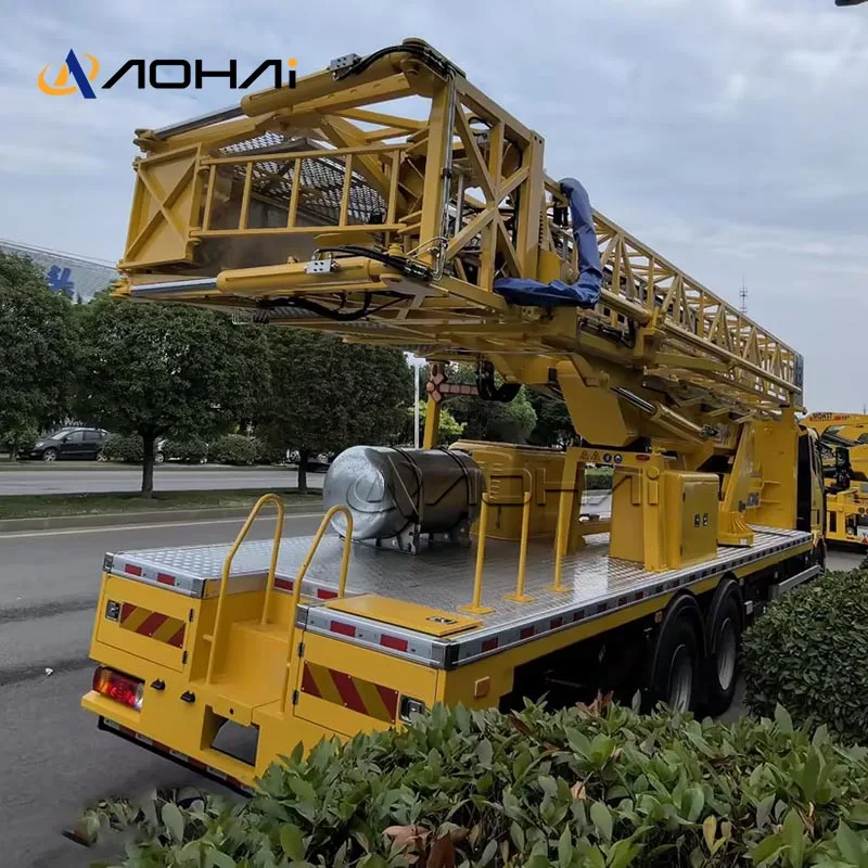 FAW J6L New Customized Bridge Inspection Truck 6X4 30ton Special Truck For Sale