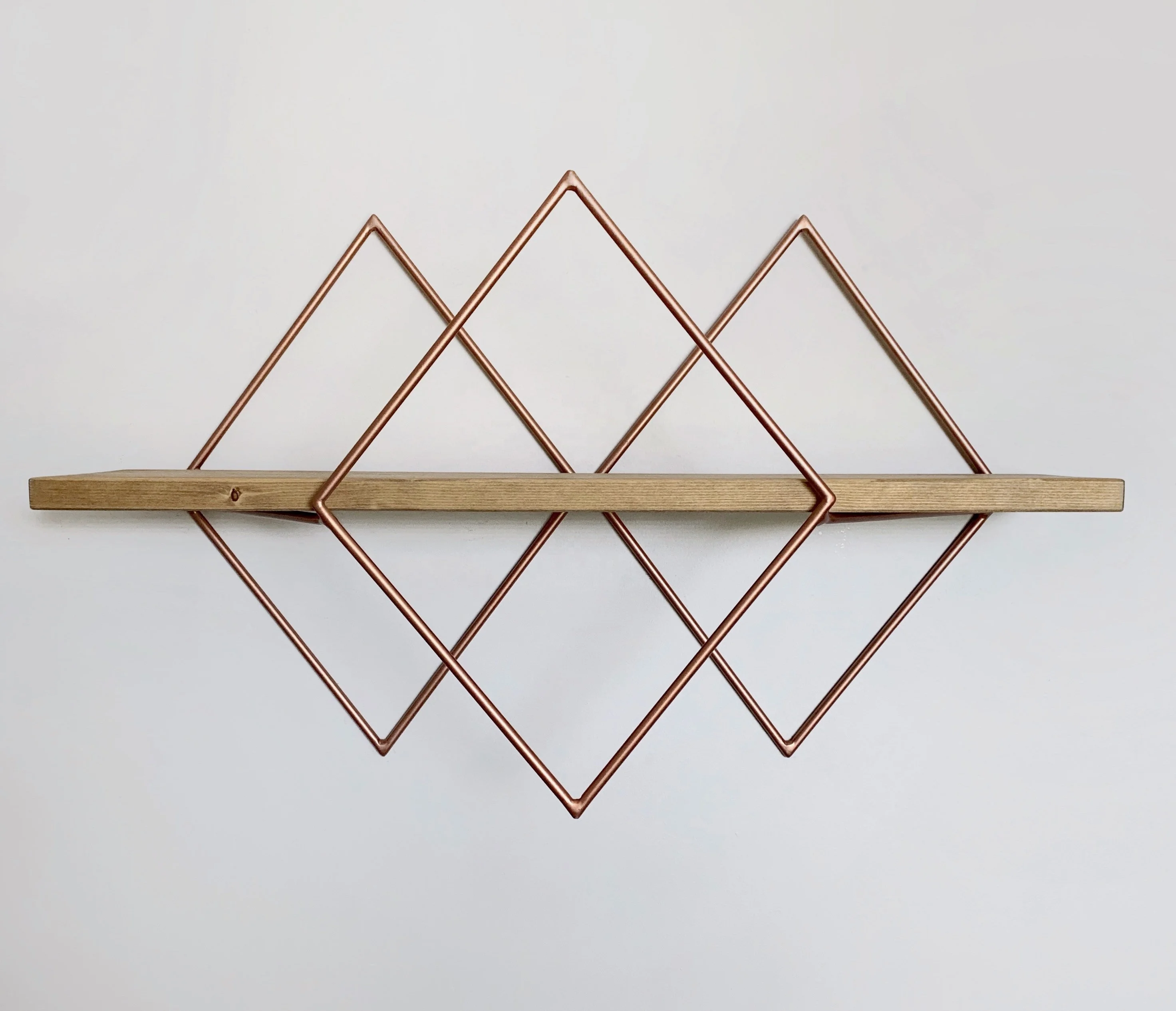 
Iron Diamond Wall Shelf, wall rack, wall storage 