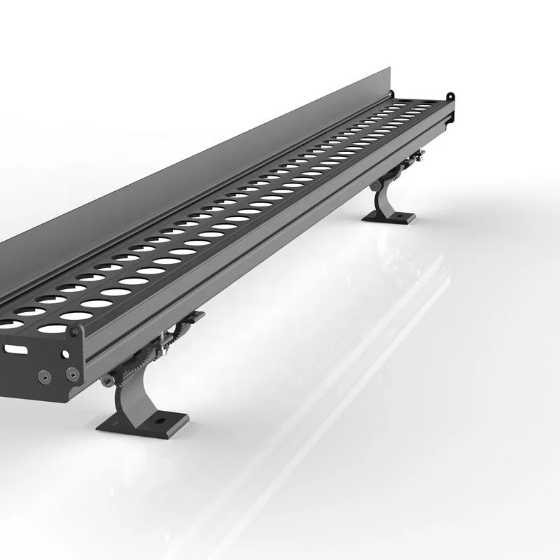 Outdoor Wall Washer IP67 High Rise DMX RGB LED Linear Wall Washer Light For Architectural Building Facade Lighting