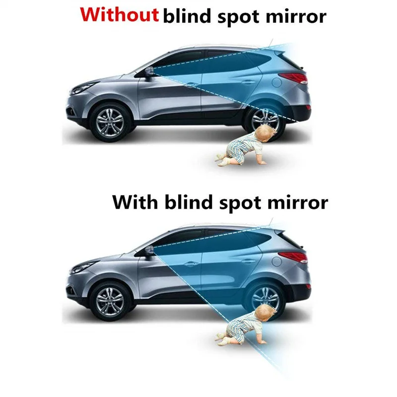 Оптовая продажа, широкоугольное зеркало с 360 вращением, зеркала для слепых зон для автомобилей, зеркало заднего вида