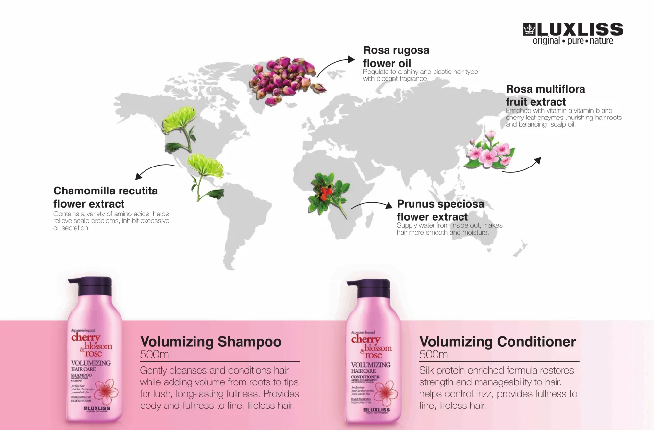 Китайский профессиональный салонный продукт, вишневый цвет и розовый, объемный Кондиционер