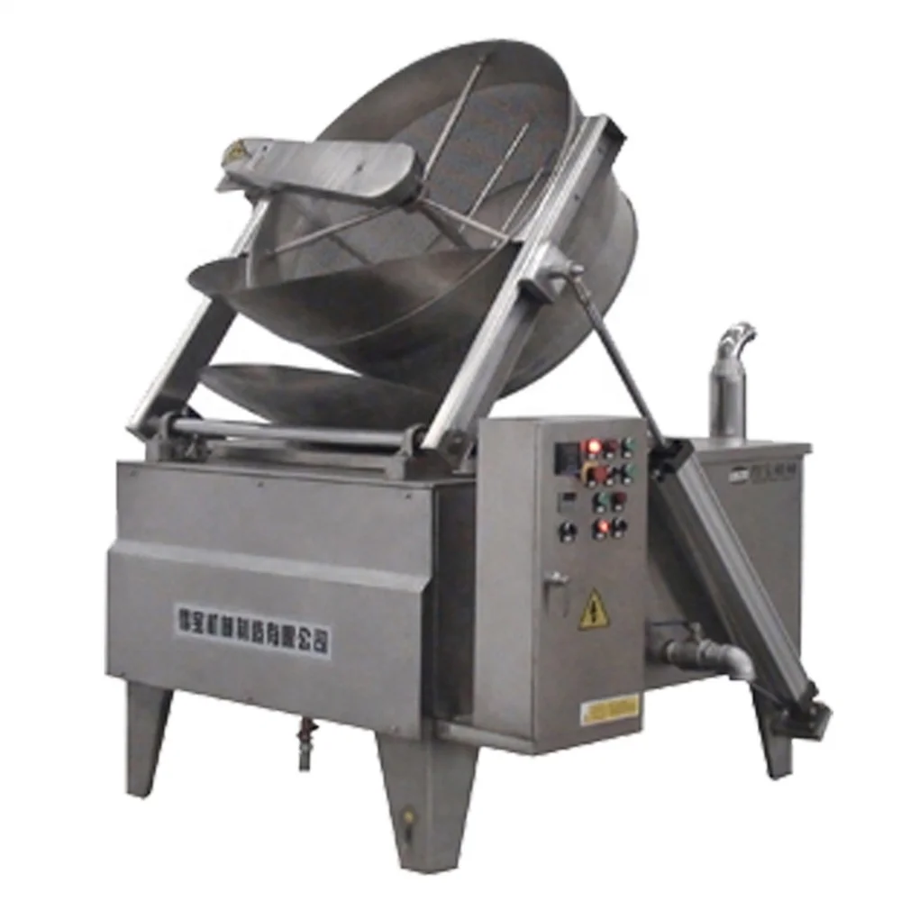 SS304 Stainless steel batch production oil fryer for small pallet crispy snacks for food factory