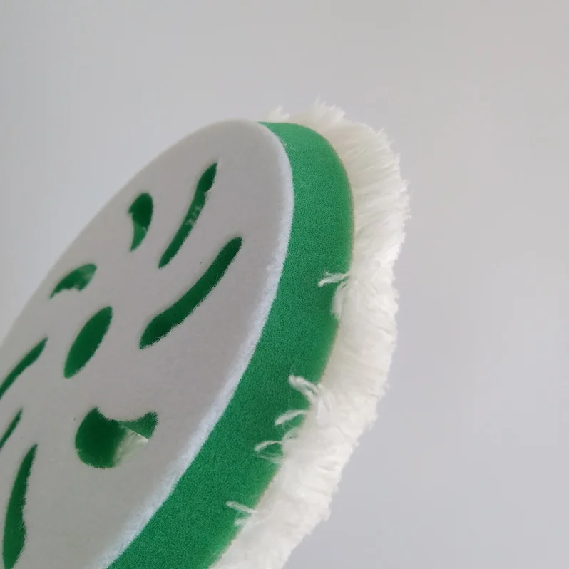 Car washing and waxing microfiber polishing pad, auto beauty tools, microfiber cutting pad
