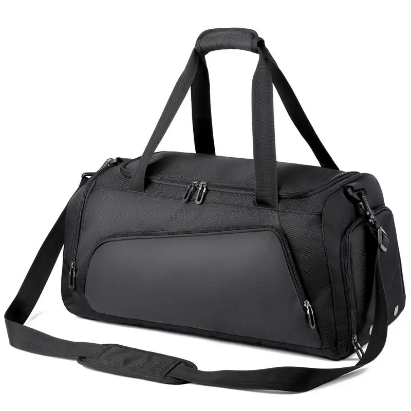 Custom Sport Gym Bags for Men Shoulder Crossbody Luggage Bags with Shoes Pocket Waterproof Duffel Totebags Fashion Travel Bags
