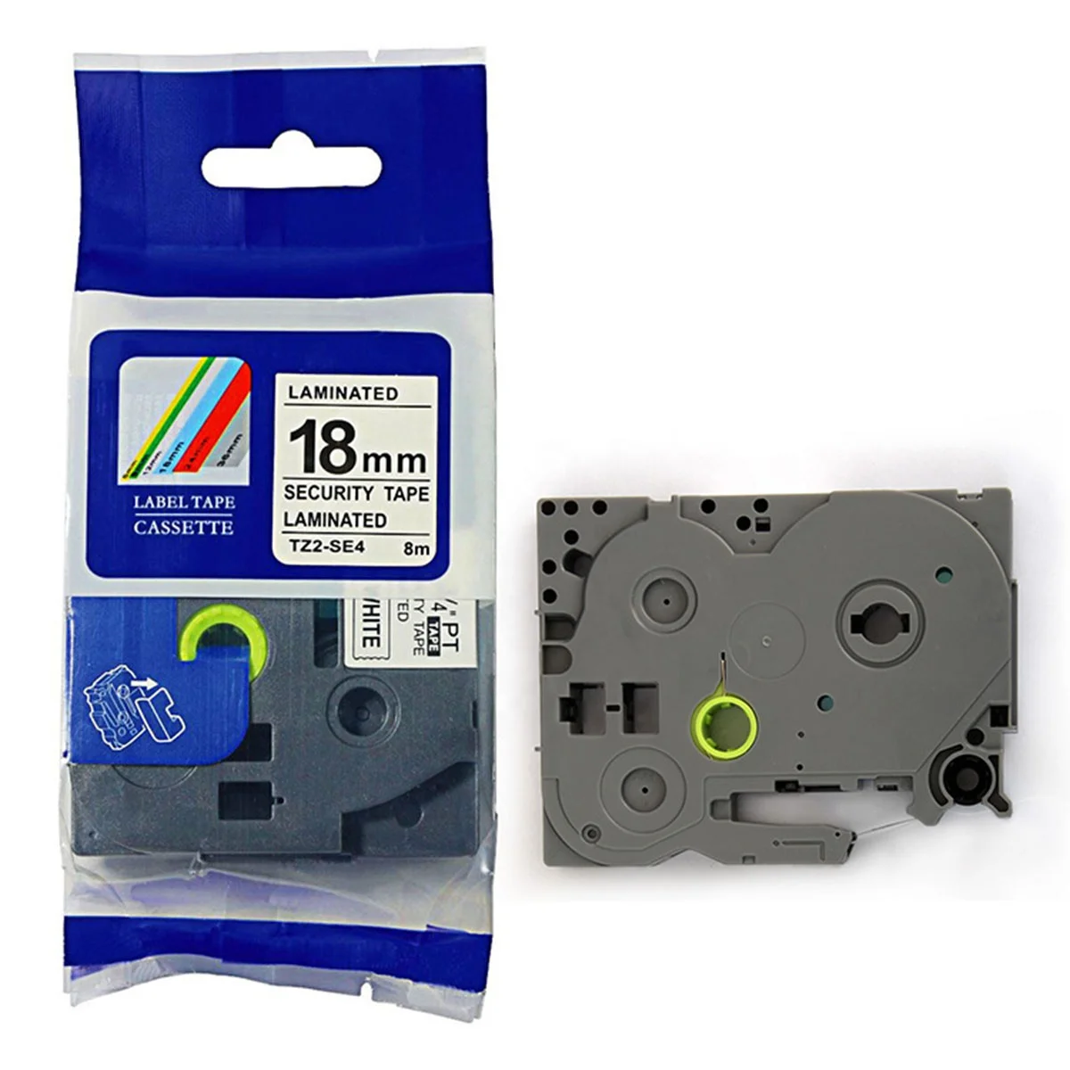 Compatible Label Tape Replacement For Brother P Touch TZe TZ Label Maker Tape TZe-SE4 TZeSE4 For Brother