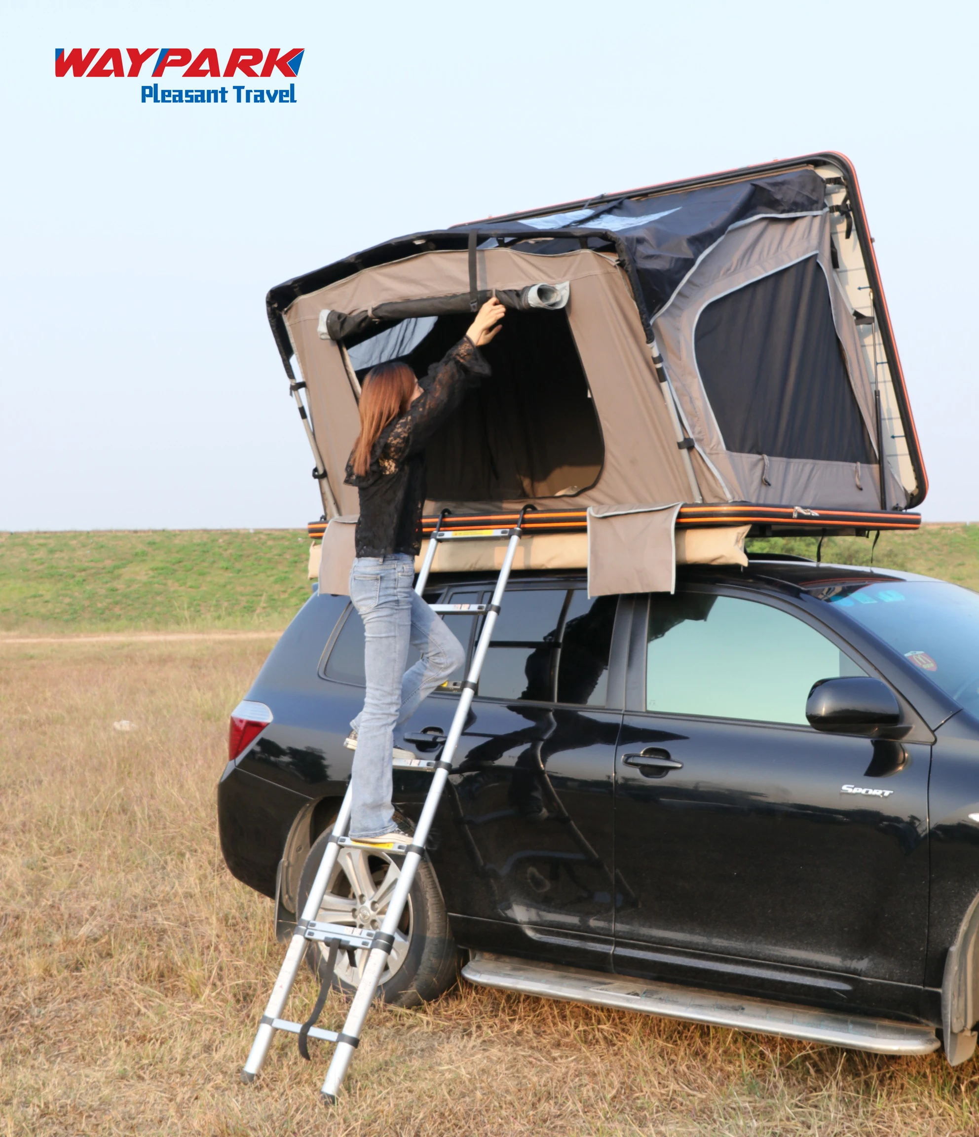 factory direct sale truck car camping roof top tent hard shell
