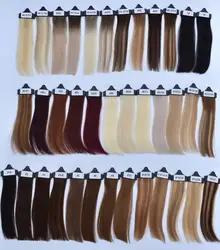 2022 New Product Luxury Genius Weft Cuticle Virgin Hair Russian Double Drawn Hand tied Hair Weft