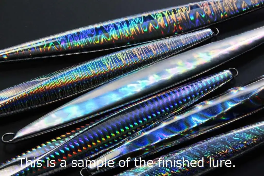 Mosaic silver shining gleam foil holographic film hot stamping foil for lures and metal jigs