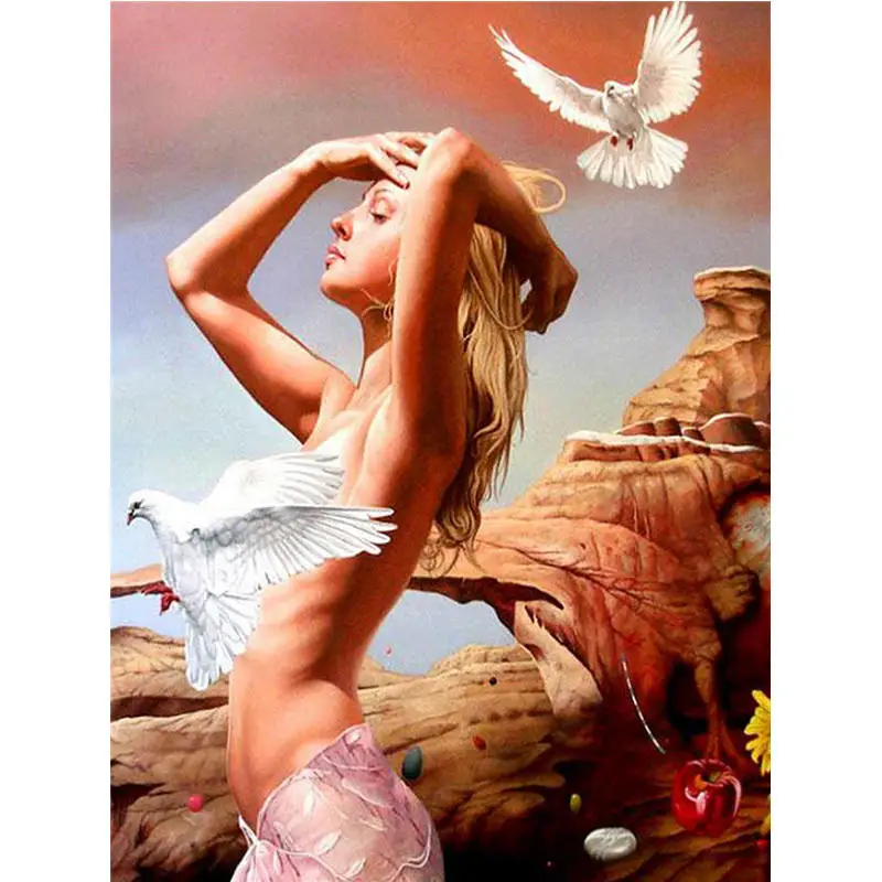 Custom black White Sexy Woman Nude Body Art Canvas Paintings Nordic Poster Wall Art Prints canvas Home Decor wall art luxury