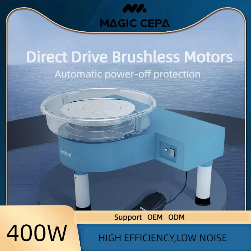 Art 32CM 800W Electric Pottery Wheel Machine Ceramic Clay Work Forming Machine with Foot Pedal Pottery Wheel Ceram