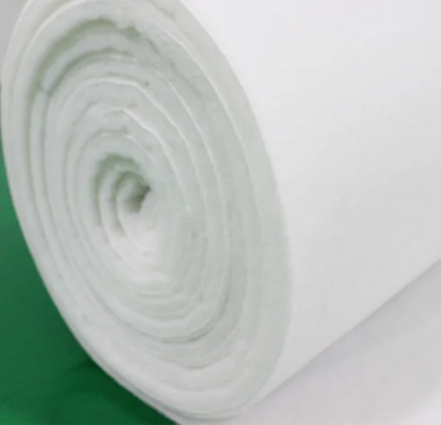 Free Sample Wholesale White Polyest Dacron Wad Sound Absorbing Material Non Woven Polyest