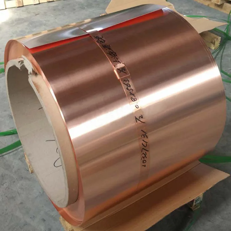 Copper foil 1mm 2mm thick c10100 32650 18650 T1 T2 copper strip roll
