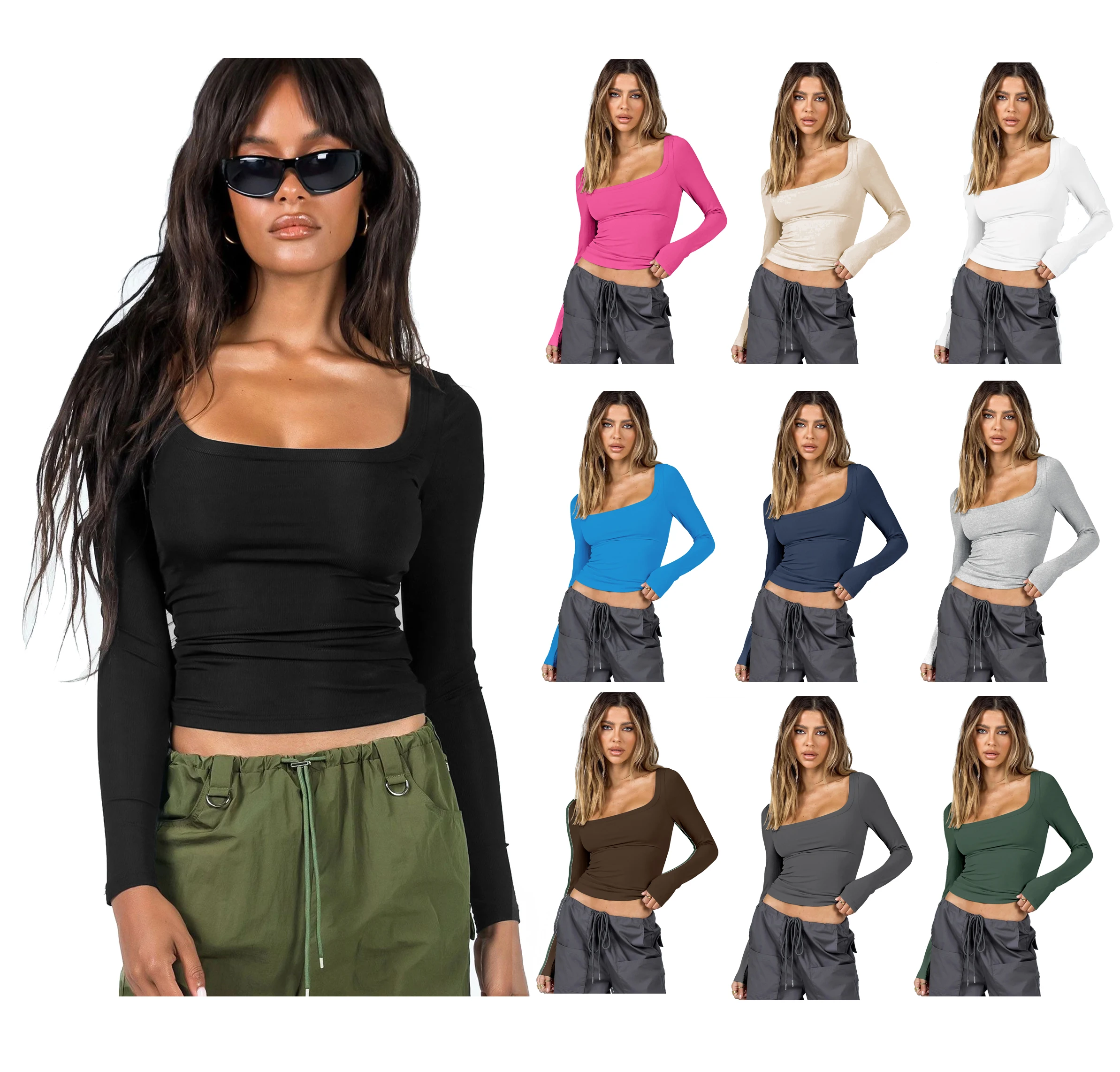 Женская футболка с длинным рукавом