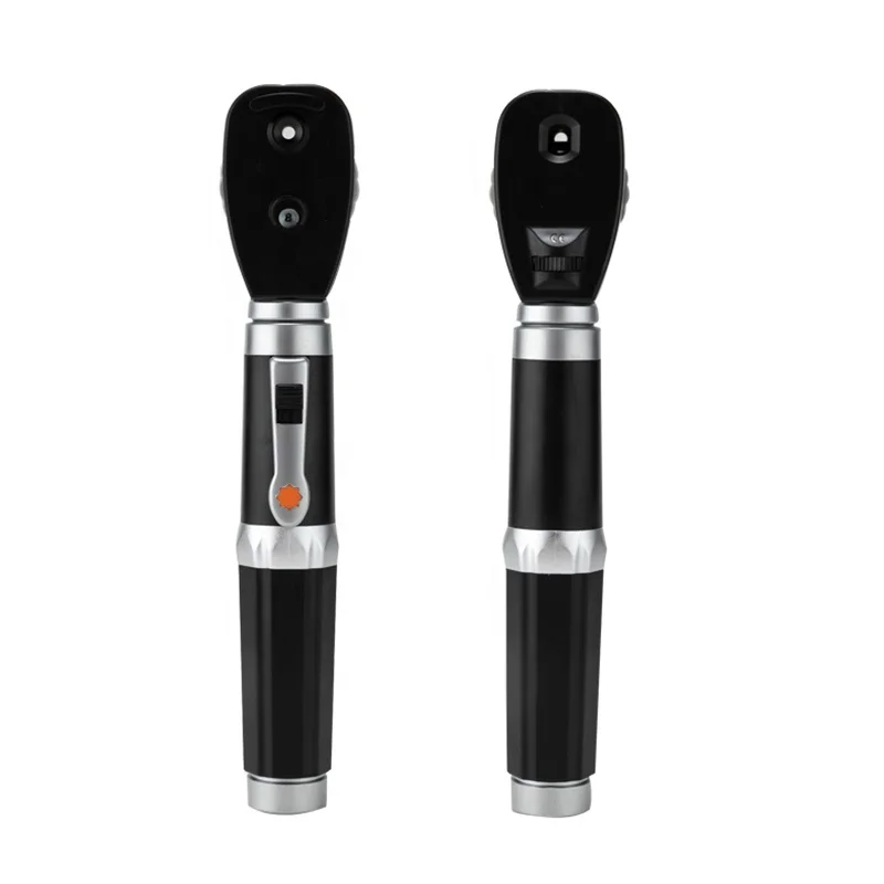 Ophthalmic Portable Medical Set Easy Use Handheld Eyes Diagnostic Pocket Black Color Direct Ophthalmoscope