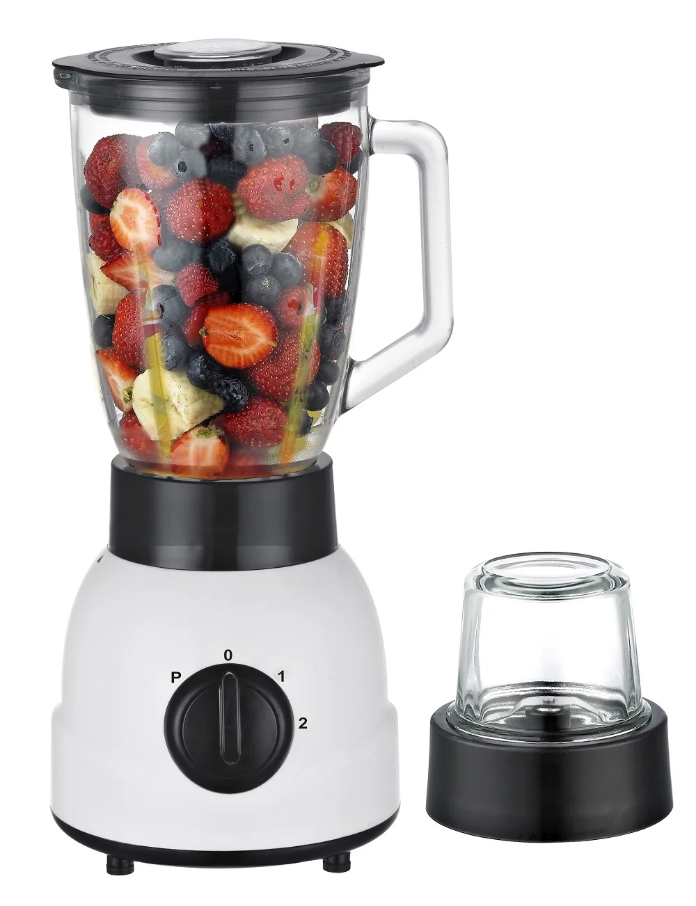 NK-B129 500W Plastic Countertop Blender with 1.5L Blender Cup Stainless-steel 4 blades Food Blender