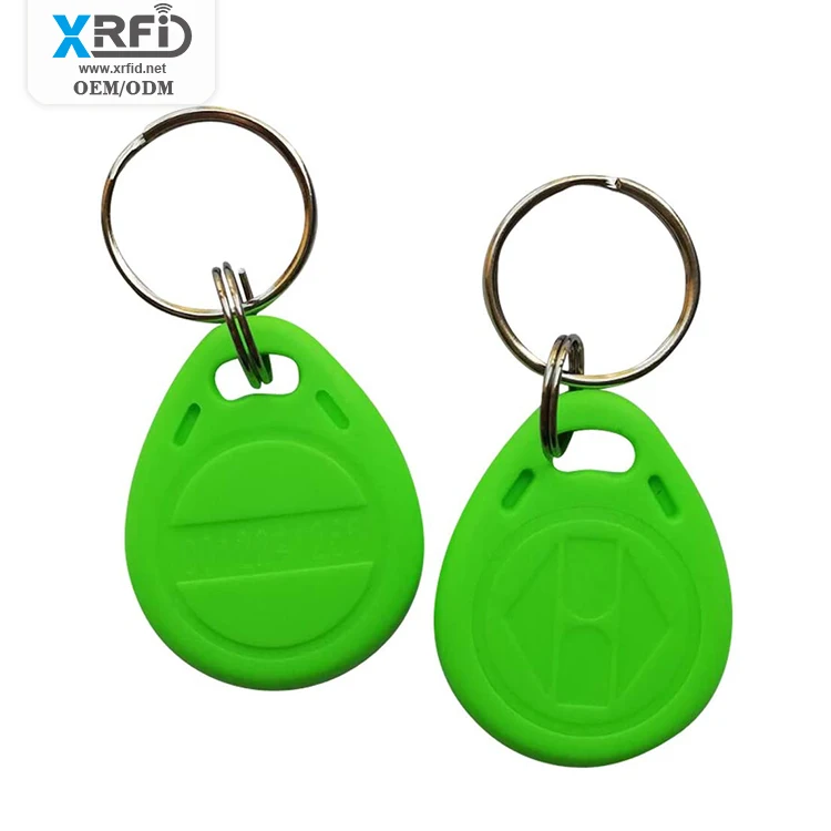 125KHz LF EM4305 T5577 13.56Mhz F08 NFC Tag Rewritable ABS RFID Keyfobs Access Card