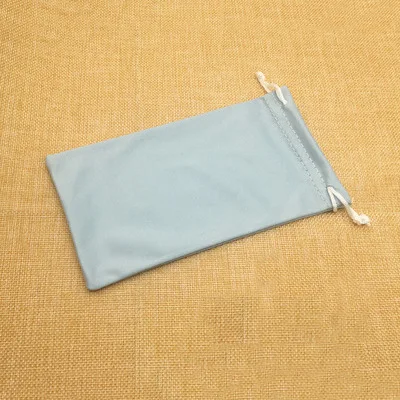 wholesale Cheaper soft drawstring custom microfiber eye glasses sunglasses bag pouch case