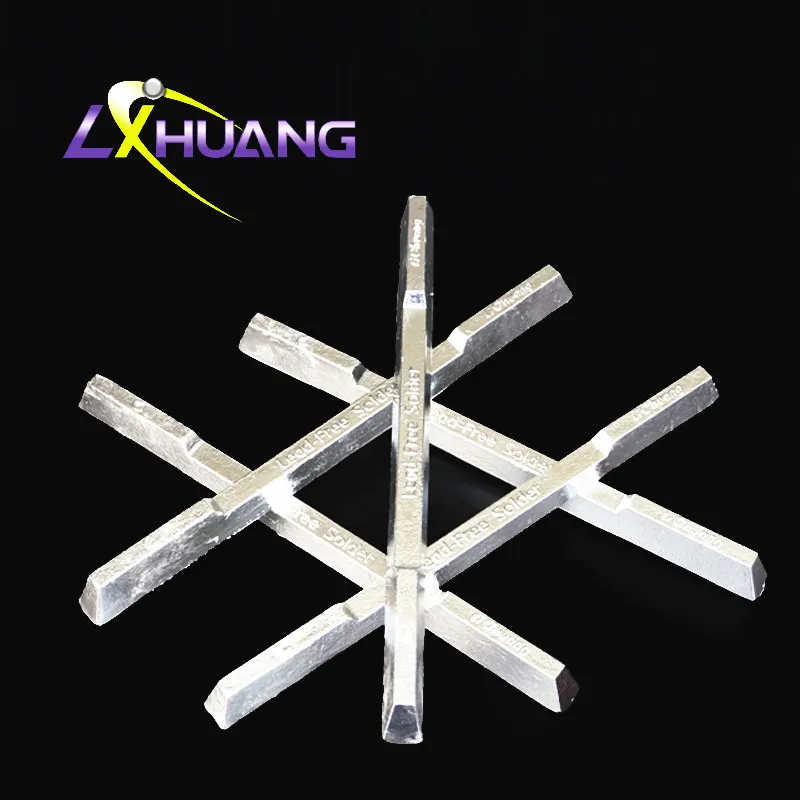 Lichuang high quality pure tin Sn99.9 lead free solder bar for electro plating soldering welding rod