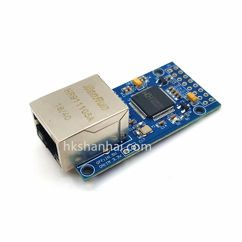 MCU Networking module CH9121 UART to Ethernet module Single chip computer networking module