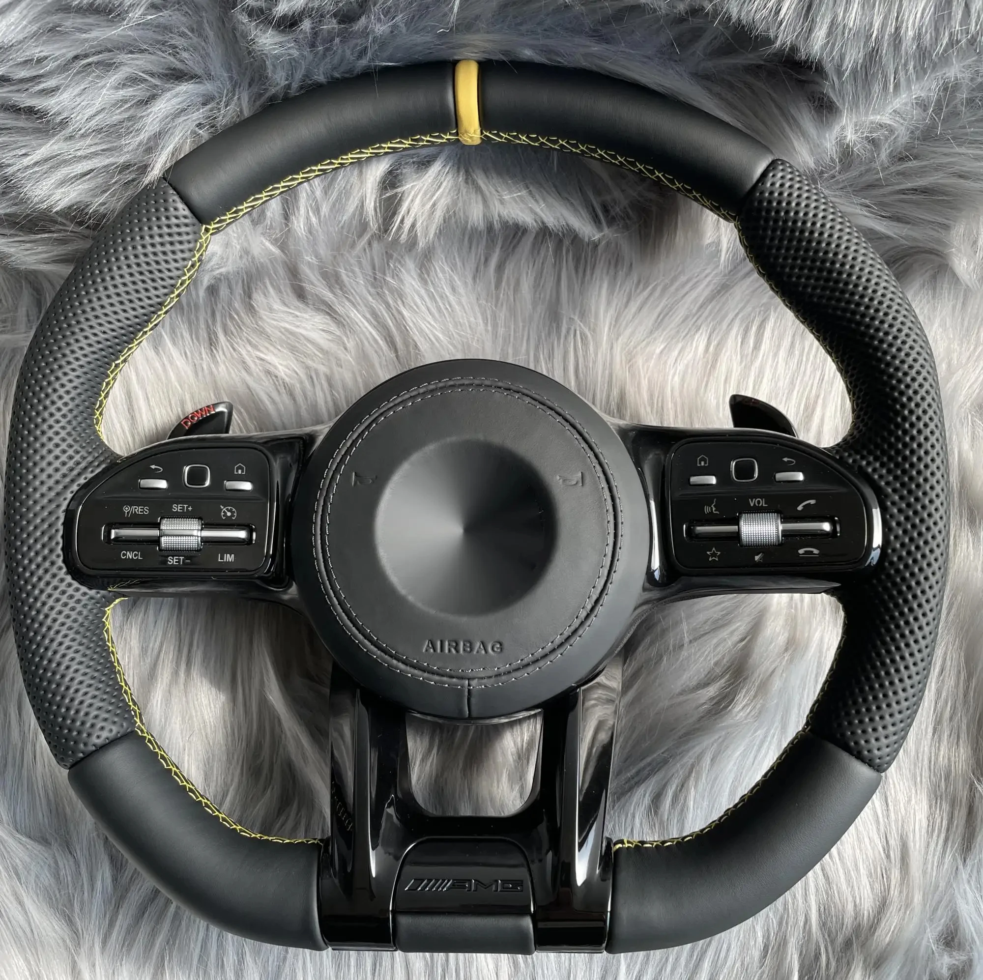 Руль AMG для бензов c190 W117 W166 W177 W197 W205 W216 W217 W218 W222 W253 W257 W463 W464 GLE G63 C63