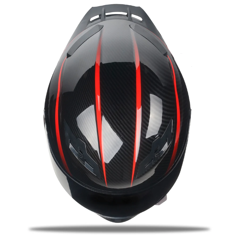 
Racing Full Face Motorcycle Helmet Motocross Carbon Paint Finish Kak Caso De Moo Motocicsta Dot Approved 