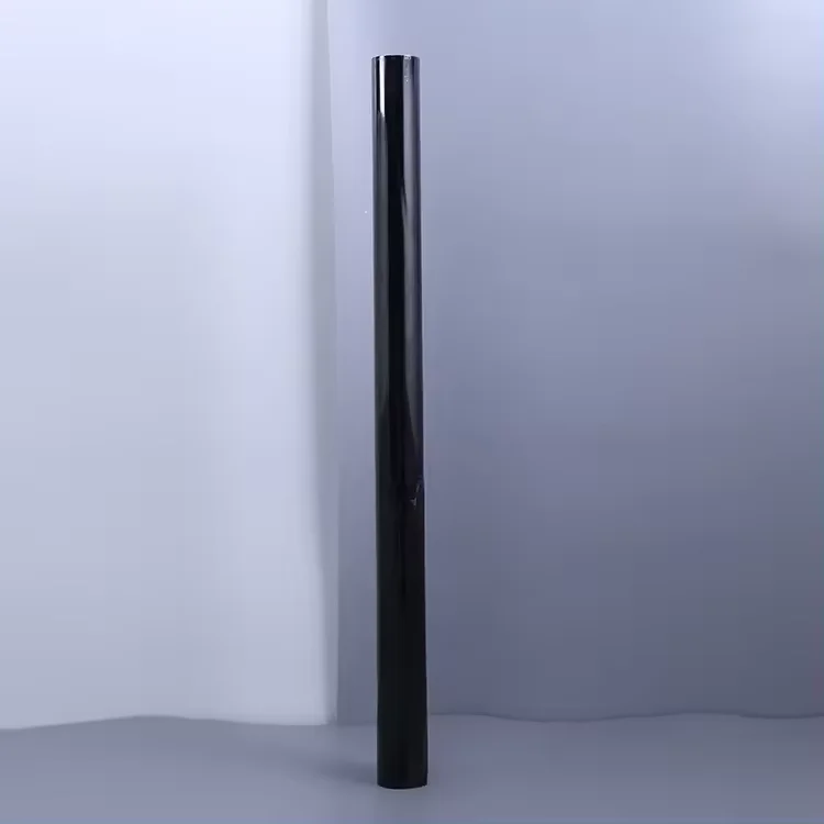 silicone coated pet film factory manufacturer window film soft black plastic film
