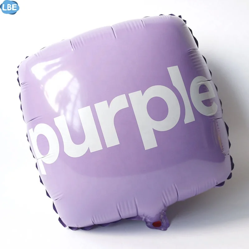 18 inch square custom balloons printed logo